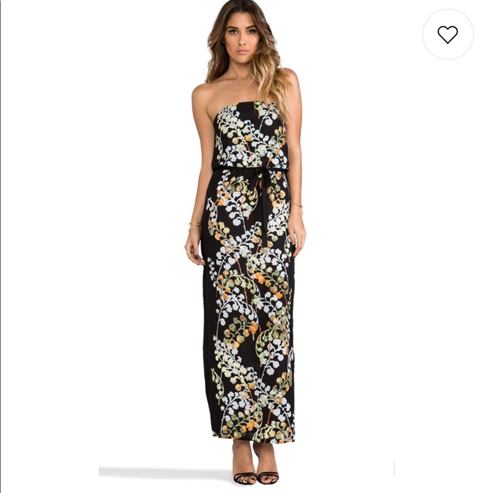 Eight Sixty Black Floral Maxidress